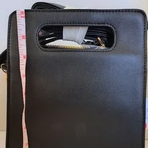 Black Caution Sign Tote Crossbody NWT​​ Amazon.com: Caution Stop Sign Catwalk in Progress Funny  main image 3